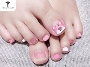 Nail gau dau ket hop mong tron 1