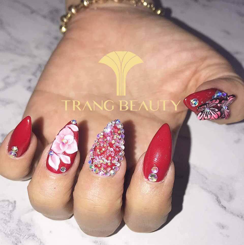 Học đắp bột tại Trang Beauty