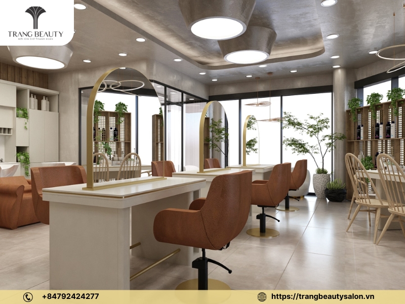 Thiết kế tiệm nail theo phong cách sang trọng (Luxury)