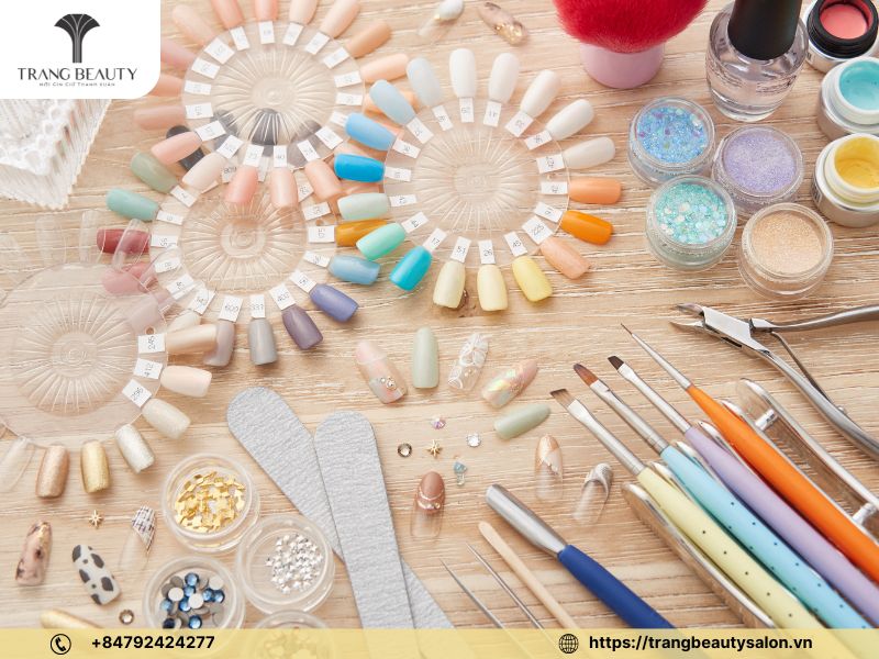 Bộ đồ nghề để bước vào bộ môn nail đắp bột