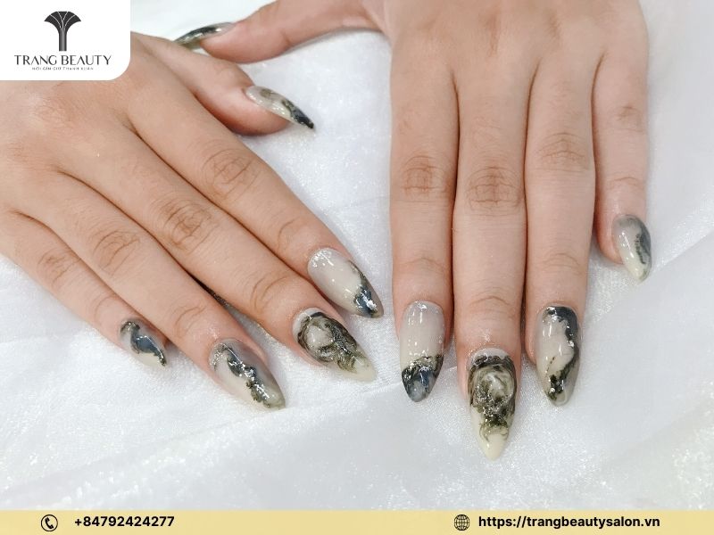 Mẫu móng tay đẹp nhám thịnh hành