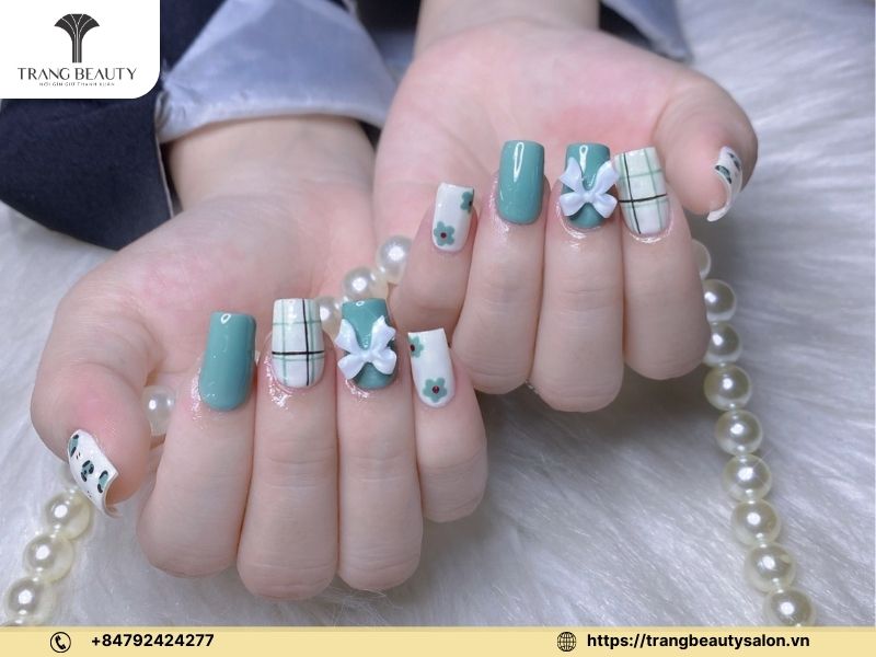 Móng tay đẹp dáng ngắn là lựa chọn hoàn hảo