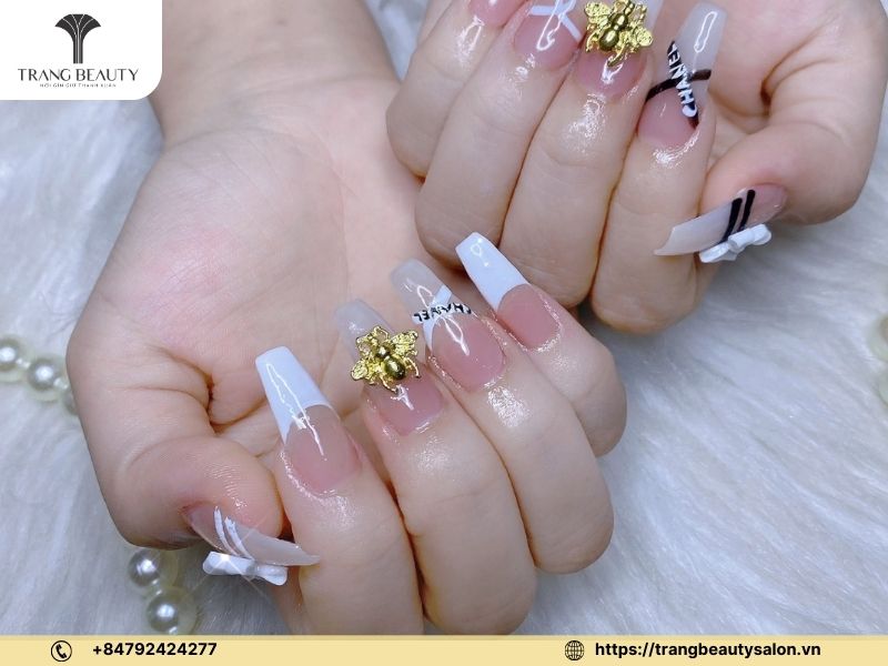 Mẫu nail dáng dài cuốn hút và sang trọng