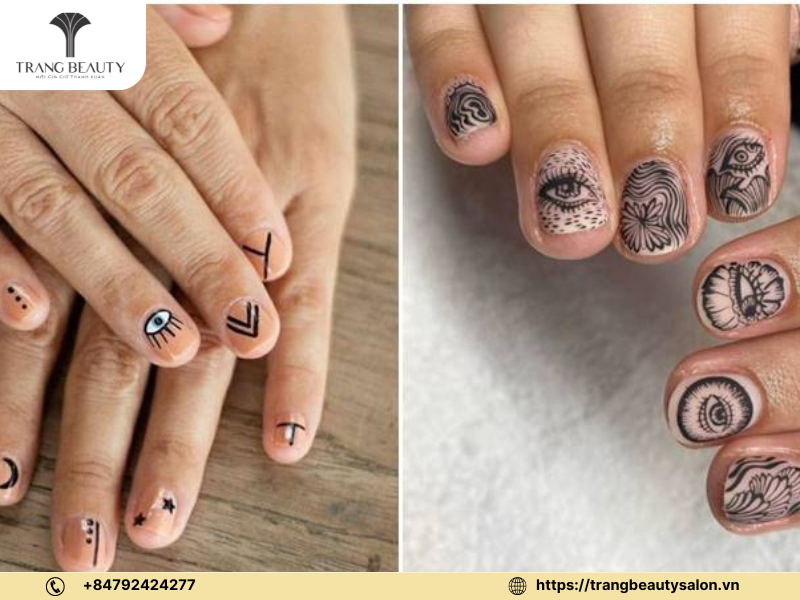 Gợi ý 42+ mẫu nail cho nam giới thịnh hành xu hướng năm 2024 8 Mẫu nail cho nam giới với nhiều chi tiết phức tạp thể hiện cá tính mạnh của người đàn ông