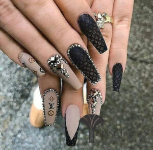 mau nail dinh da sang trong