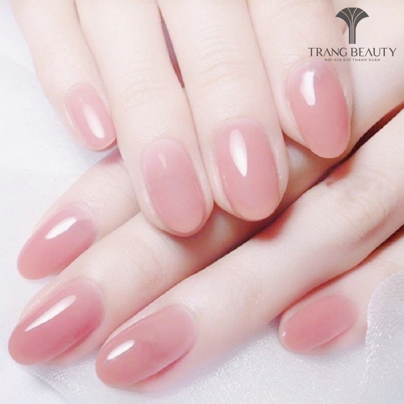 Mẫu nail thạch hồng đẹp “hút hồn”