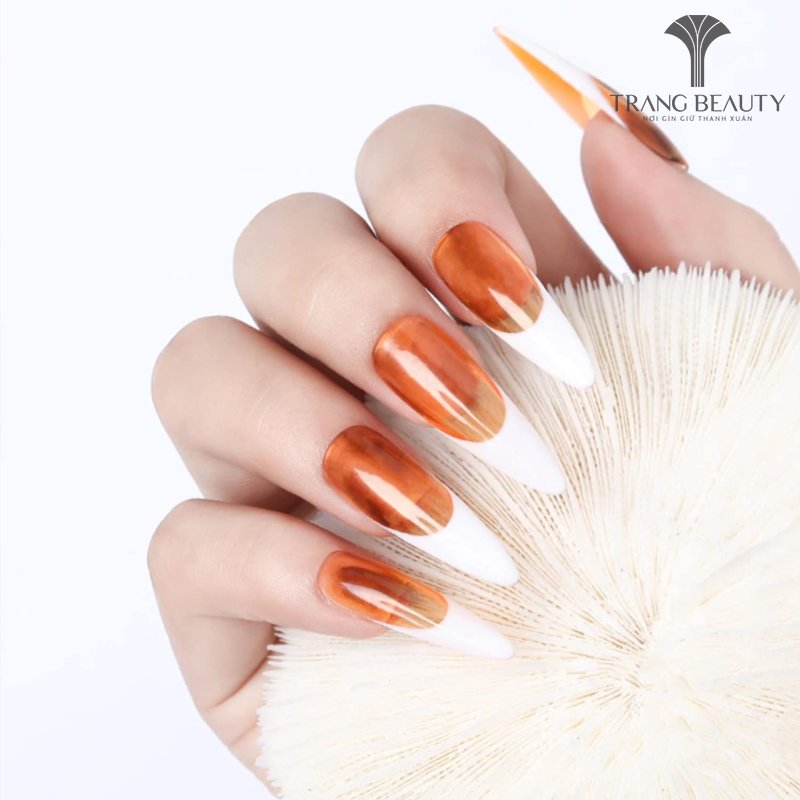 Toả sáng tại các sự kiện cùng mẫu nail thạch cam