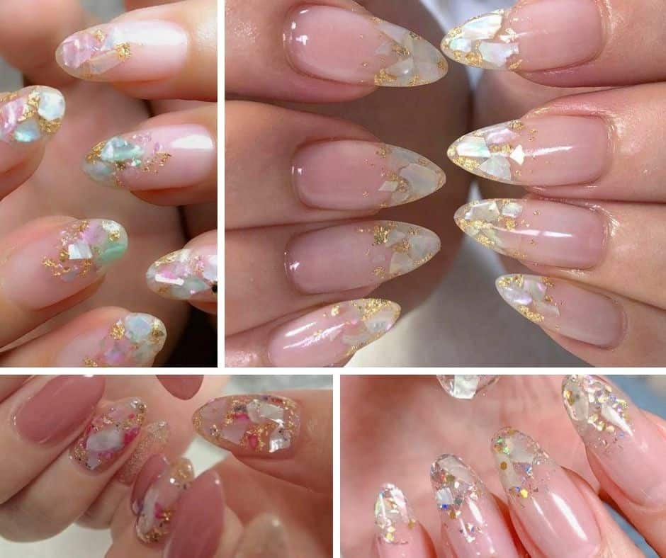 Những mẫu nail màu trắng sữa