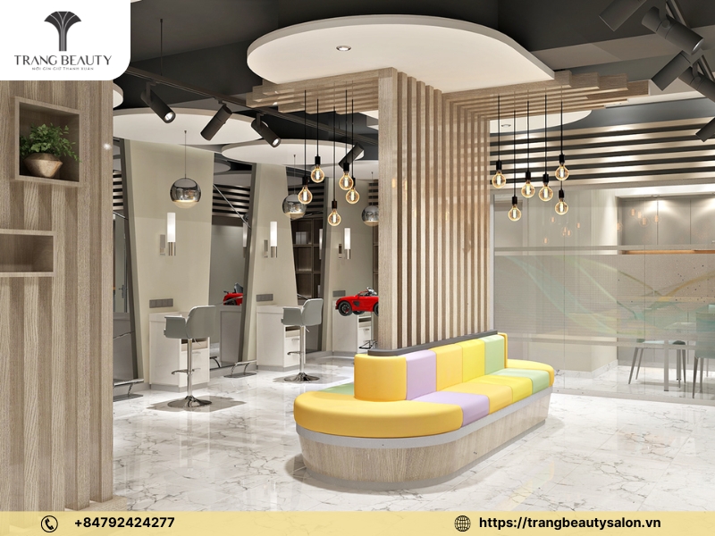 Thiết kế tiệm nail theo phong cách Art Deco