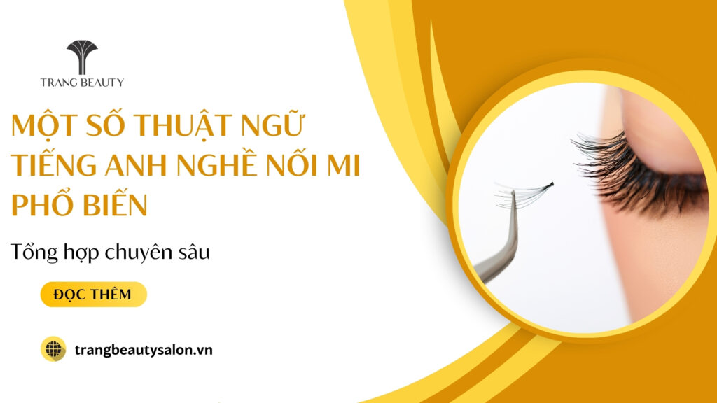 Một số từ ngữ và thuật ngữ tiếng Anh nghề nối mi phổ biến 1 tieng anh nghe noi mi